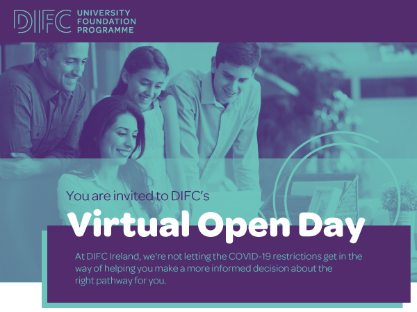 Invitation to DIFC's virtual open day